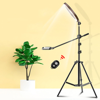 26CM fotografia Led wideo lampa pierścieniowa koło wypełnienie oświetlenie zdjęcie z kamery Studio telefon lampa do Selfie z stojak trójnóg ramię wysięgnika 2